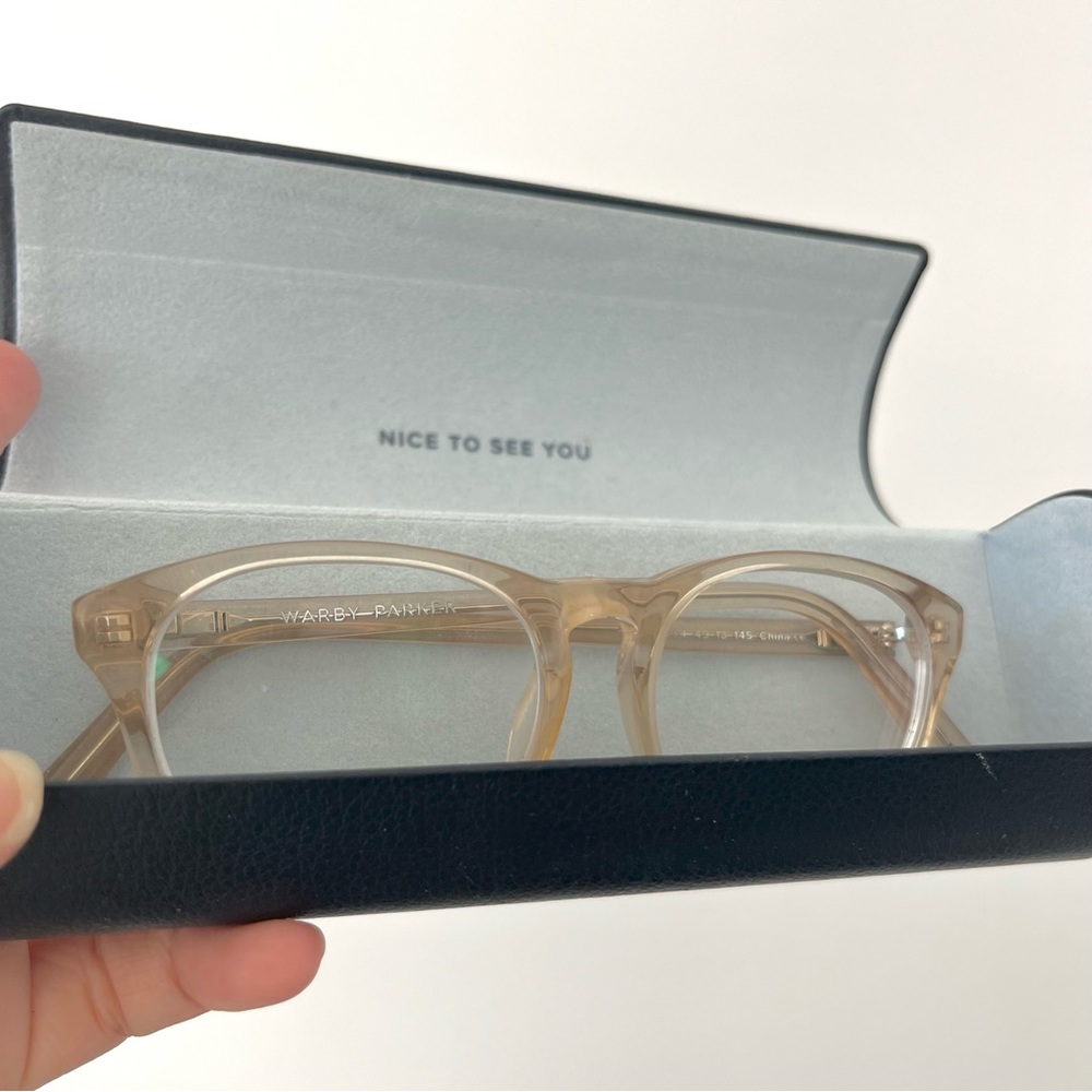 Warby Parker Jane Glasses Frames with Hardcover Case - Picture 2 of 11